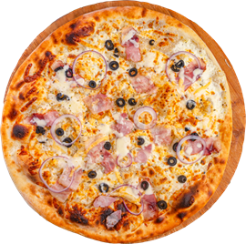 Пицца с соусом Пармезан 9