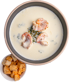 СУП СЫРНЫЙ С ЛОСОСЕМ 340